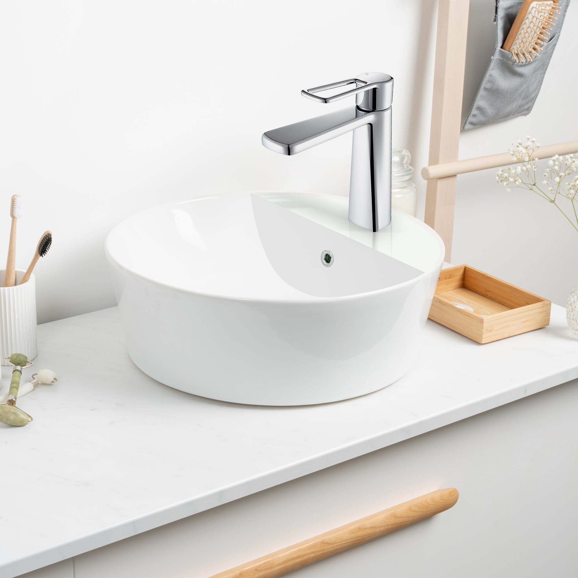 Paula Single Hole Single-Handle Bathroom Faucet