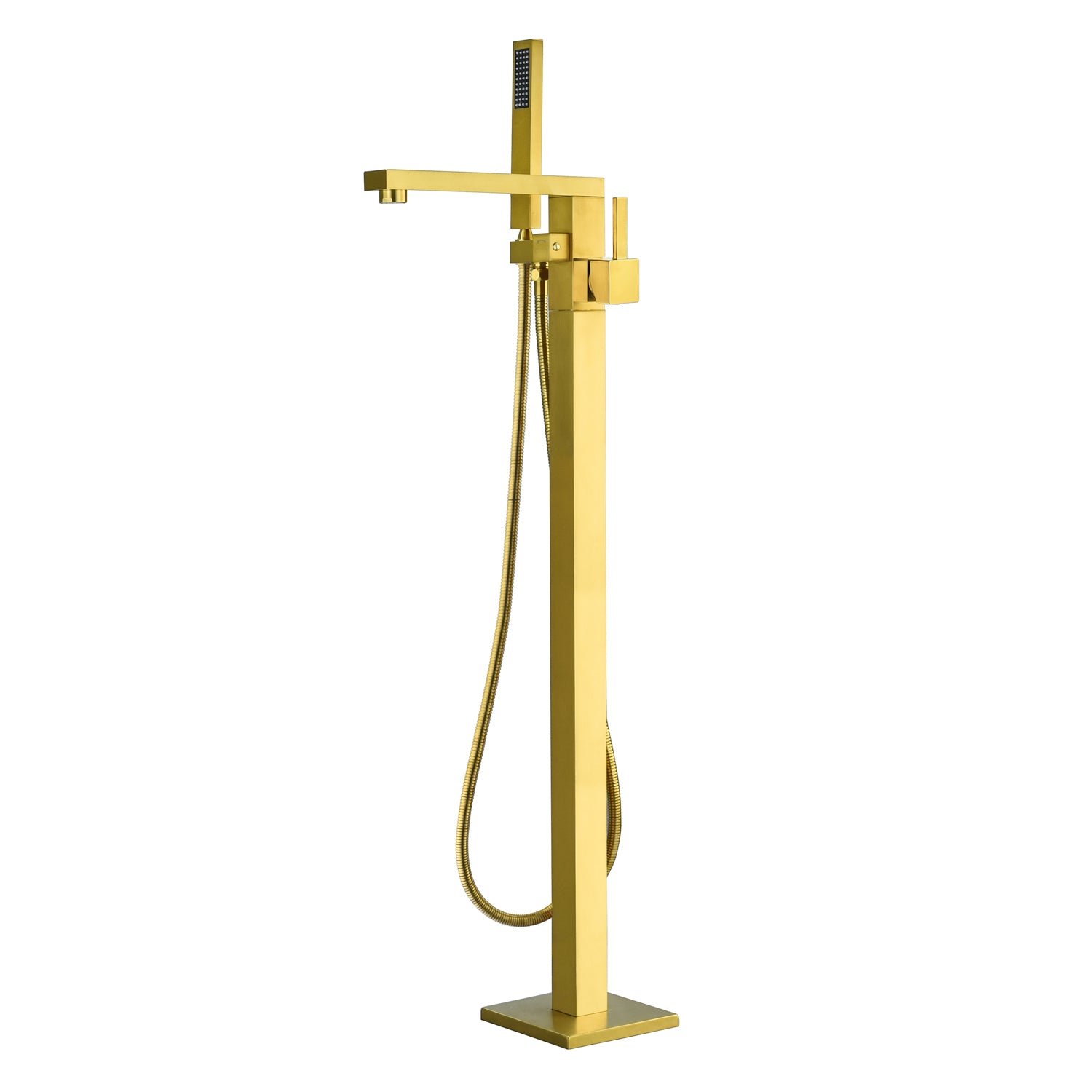 Campia Single Lever Handle Freestanding Floor Mounted Tub Filler with Handshower
