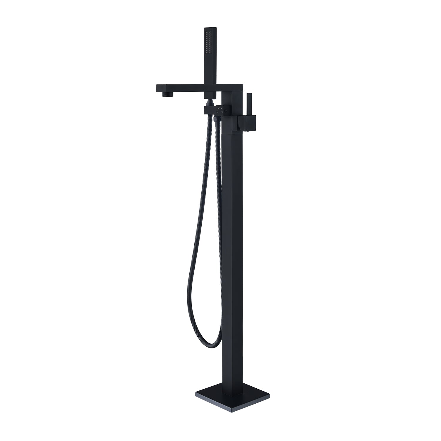 Campia Single Lever Handle Freestanding Floor Mounted Tub Filler with Handshower